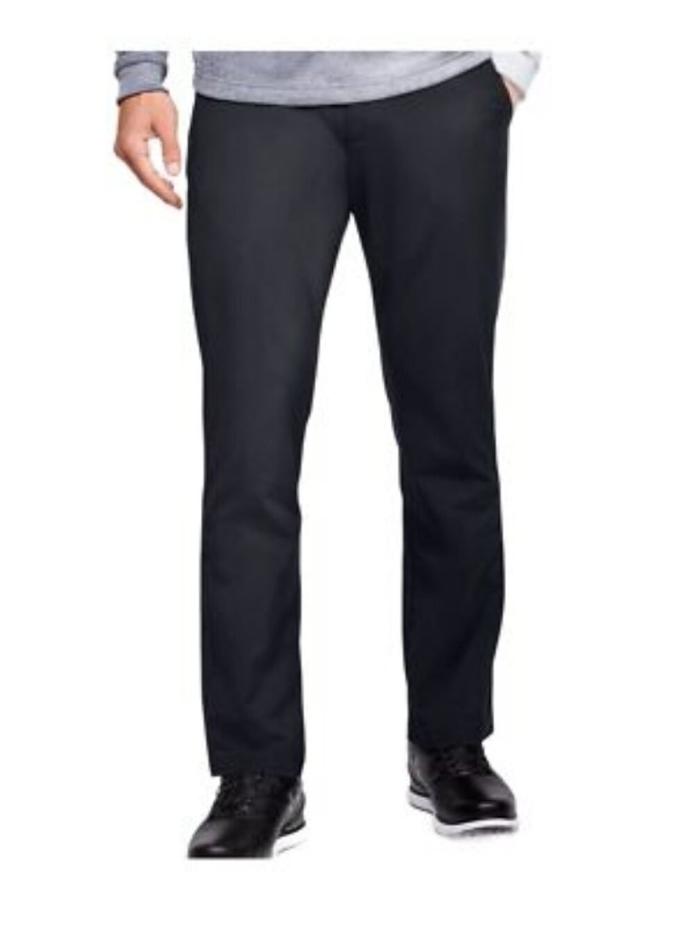 Under Armour Mens Match Play Straight Leg Golf Pants Black 36/30